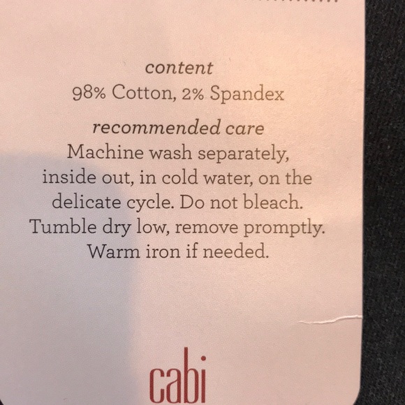 NWT CAbi Shadow Slim Boot Jean - Picture 5 of 5